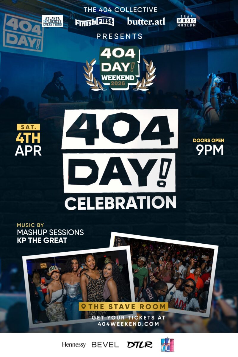 Celebrate 404 Day 2026 at the official 404 Day Weekend night party on April 4th at The Stave Room. Join Atlanta's biggest 404 Weekend celebration honoring the culture that defines the A. Tickets available now.